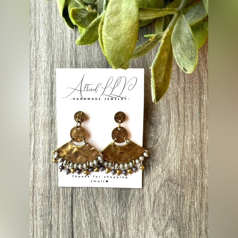 2/$30 Metal Boho Gold and Silver Earrings